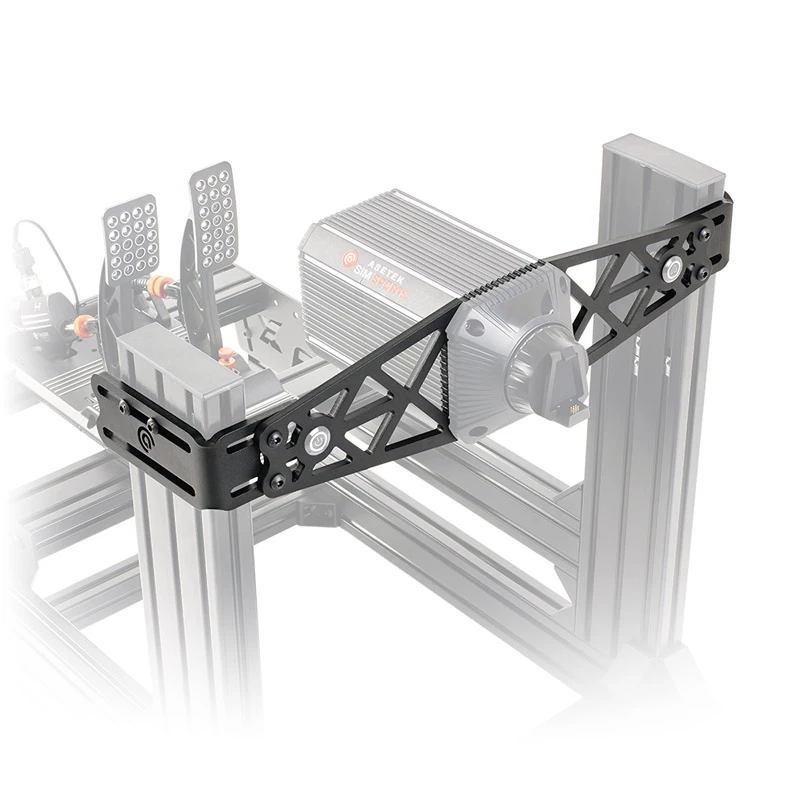 Montāžas kronšteins Asetek SimSports Steel Melns 135x535x168mm