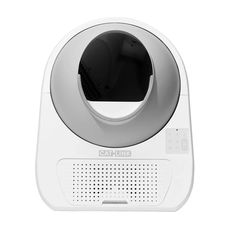 Pašattīroša kaķu tualete Catlink Ultra PRO — Balta, 13 L ietilpība, 580×600 mm