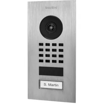 Video durvju zvana sistēma DoorBird D1101V nerūsējošais tērauds 1080p IR