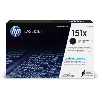 HP W1510X Printera izejmateriāls Melns