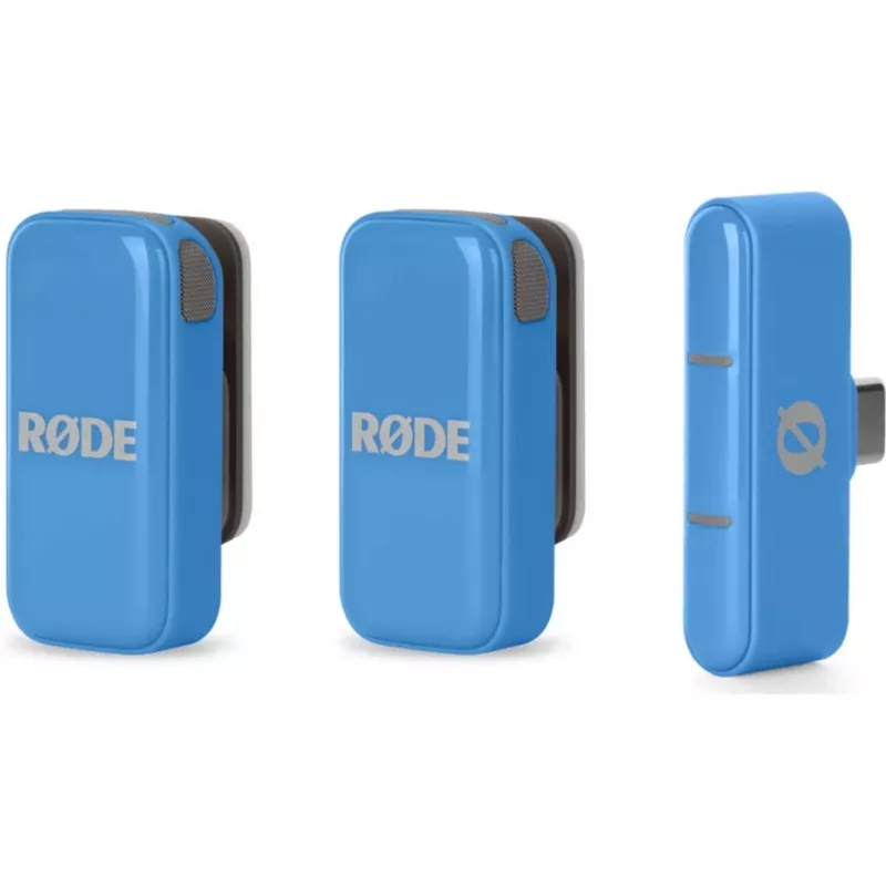 Bezvadu lavaljēra mikrofons Rode Wireless Micro — zils (WIMICROCBLU)