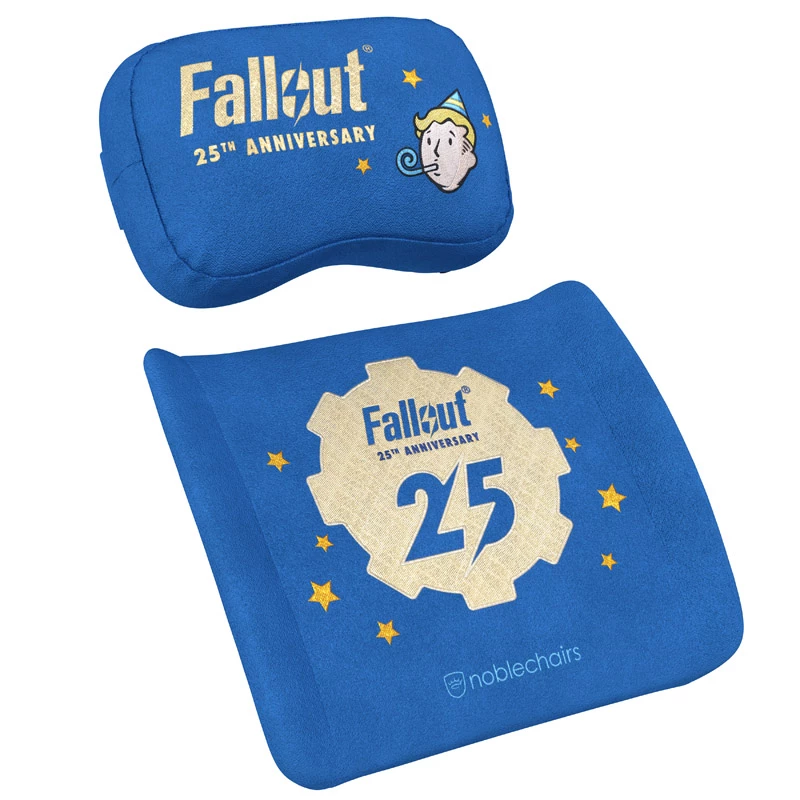 Kakla spilvens/Jostas spilvens noblechairs Fallout 25th Anniversary Edition zils 2 gab.