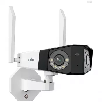 Reolink Duo Series W730 - 4K āra Wi-Fi kamera, divu objektīvu, 180° panorāmas skats, personu/transportlīdzekļu/dzīvnieku noteikšana