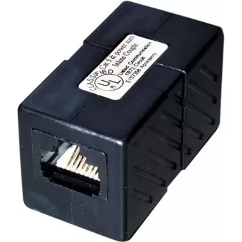 ROLINE Cat.5e Modular Coupler - Unshielded RJ-45 Melns (21.15.8847)