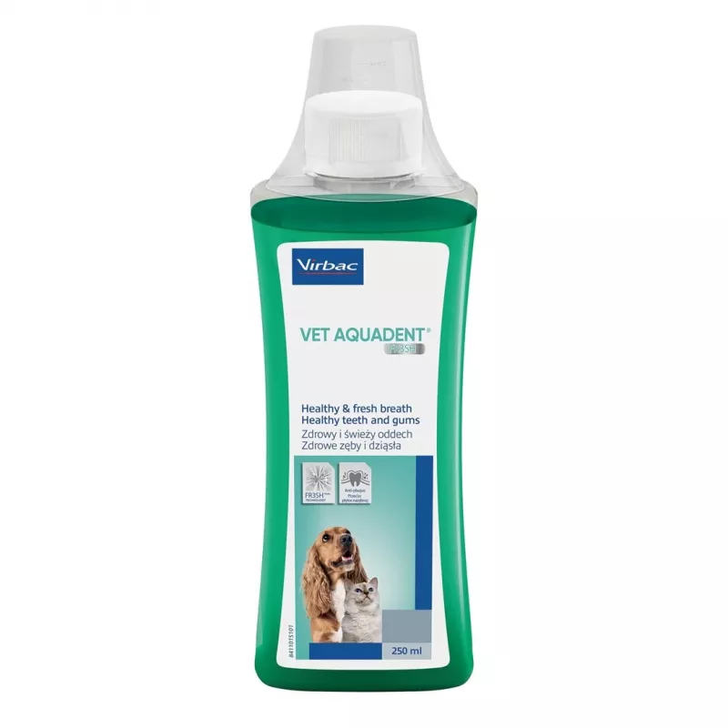 Mutes higiēnas šķīdums mājdzīvniekiem VIRBAC VET AQUADENT 250 ml