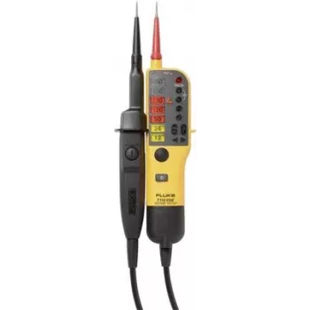 FLUKE sprieguma/nepārtrauktības testeris FLUKE-T110 ar pārslēdzamu slodzi (VDE versija) FLUKE-T110 (4093088)