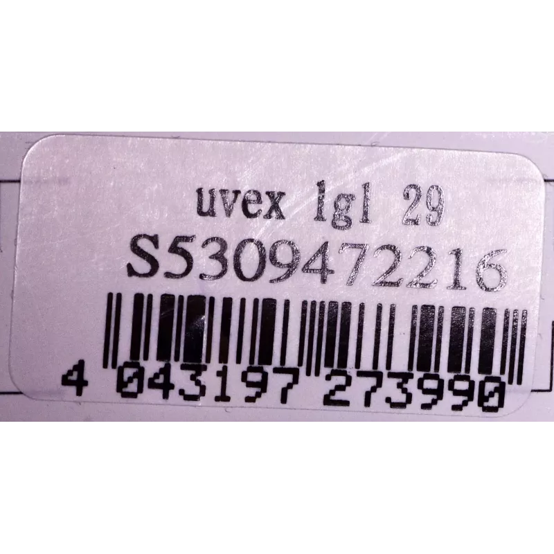 Drošības brilles UVEX LGL 29 — modelis 53/0/947/2216/UNI, melns rāmis
