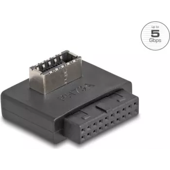 DeLOCK 67241 iekšējais USB Type-E adapteris USB Type-A sievišķā 5 Gbit/s