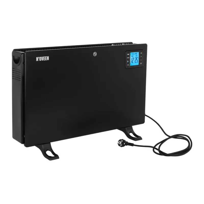 Konvektora elektriskais telpu sildītājs NOVEEN CH7100 — 2000 W, 3 jaudas līmeņi, LCD, taimeris, tālvadība, melns
