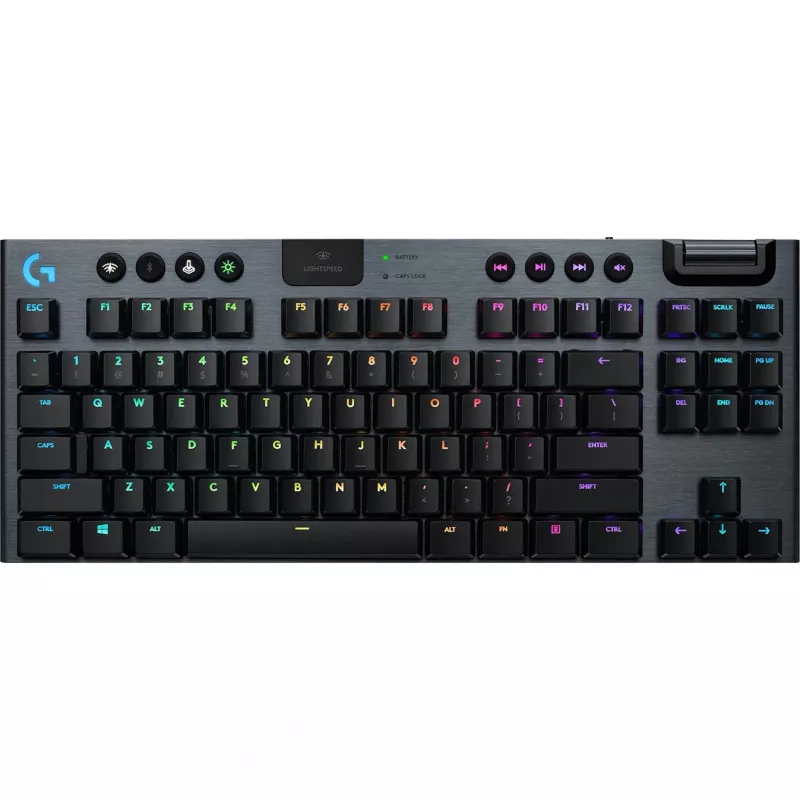 Logitech G G915 TKL Tenkeyless LIGHTSPEED bezvadu RGB mehāniskā spēļu tastatūra - lineāra