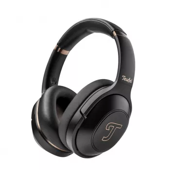 Teufel REAL Zils PRO austiņas Bezvadu galvas lente Spēļu Bluetooth Melns