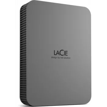 LaCie Mobile Drive Secure 5TB portatīvais ārējais cietais disks 2,5 collu Mac & PC Space Grey datu atkopšanas pakalpojums (STLR5000400)