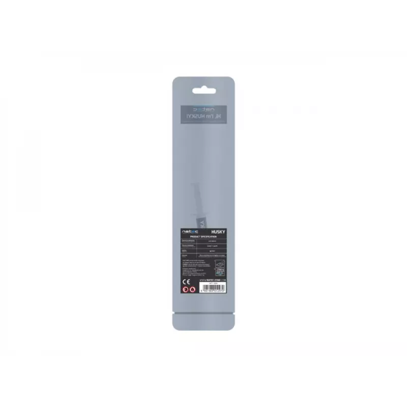 Termopasta NATEC Husky NPT-1324, siltumvadītspēja 4.63 W/m·K, tilpums 2 ml, blīvums 2.5 g/cm³