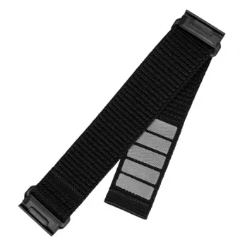 FIXED maināma 22 mm sporta siksniņa Garmin QuickFit — 160–210 mm, melna