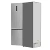 Ledusskapis ar saldētavu Gorenje NRB620E61X4WFE, brīvstāvošs, nerūsējošais tērauds, kopējā ietilpība 413 L, saldētava apakšā 130 L, NoFrost, LED displejs