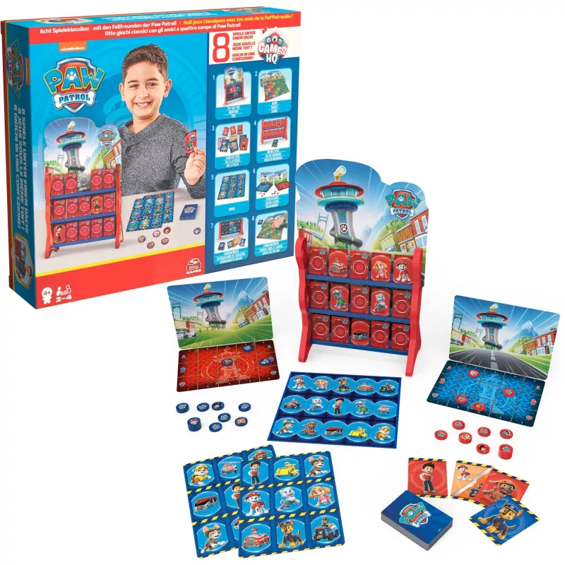 Paw Patrol: Games HQ - Spēļu kolekcija, ģimenes spēle