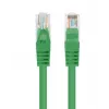 PATCHCORD Cat.5E UTP 1.5M Zaļš FLUKE PASSED LANBERG 10-PACK