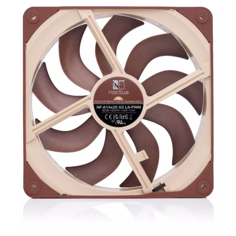 Noctua NF-A14X25 G2 LS-PWM 140mm korpusa ventilators