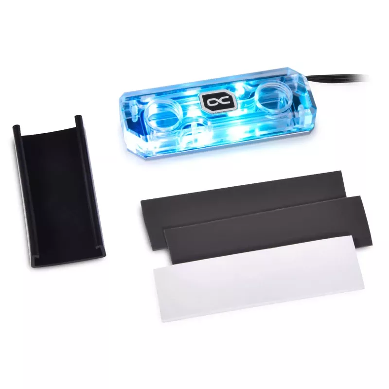 Alphacool HDX Apex M.2 2280 SSD ūdens dzesētājs, akrils aRGB