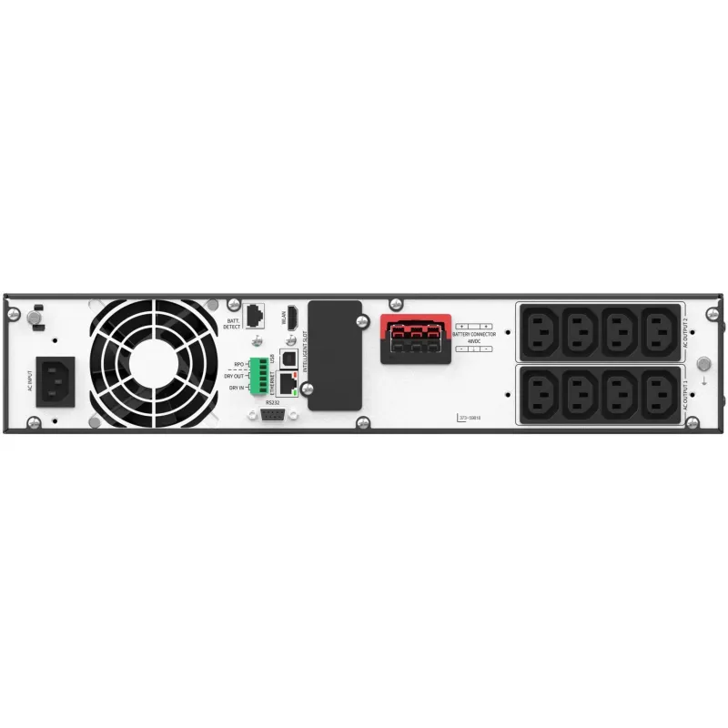 UPS statīvam Powerwalker Vfi 1000 LICR IOT PF1 tiešsaistes 1000VA 8X Iec C13 USB-B RS-232 LCD 2U