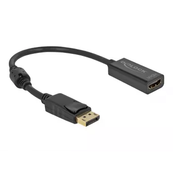 Adapter DisplayPort 1.2 vīriešu uz HDMI sieviešu 4K DeLOCK 63559