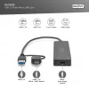 USB centrmezgls, Digitus, DA-70235, 4 portu, USB 3.2 Gen 1, A un C tipa, 12000 Mbit/s