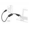 USB kabelis DeLOCK 84803 USB 2.0 1.5 m USB A Micro-USB B Melns