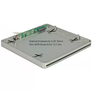 ODD enclosure DeLOCK 42605 13.3 cm (5.25 inch)