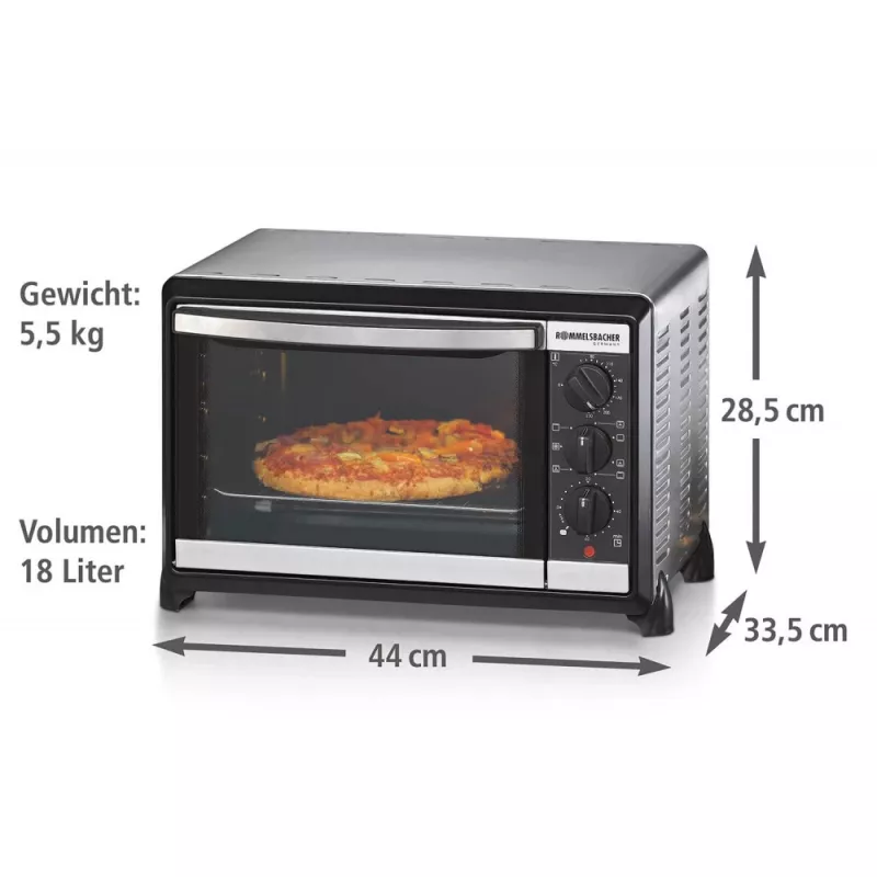 Mini cepeškrāsns Rommelsbacher BG 1055/E
