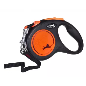 FLEXI jauna Neon S - ievelkamā pavada - 5 m