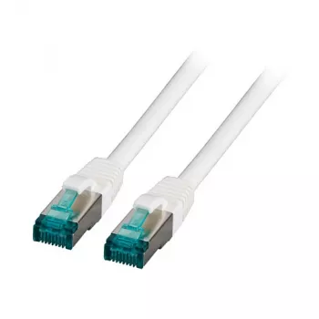 EFB-Elektronik RJ45 komutācijas kabelis Cat.6A S/FTP LSZH balts 1 m