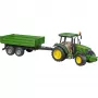 Traktora modelis BRUDER John Deere 5115 M ar pašizgāzēju