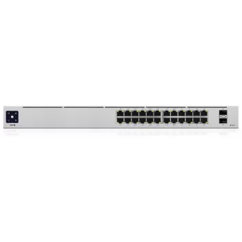 Ubiquiti UniFi 24 portu PoE pārvaldāms L2/L3 Gigabit Ethernet (10/100/1000) Power over Ethernet (PoE) 1U sudraba