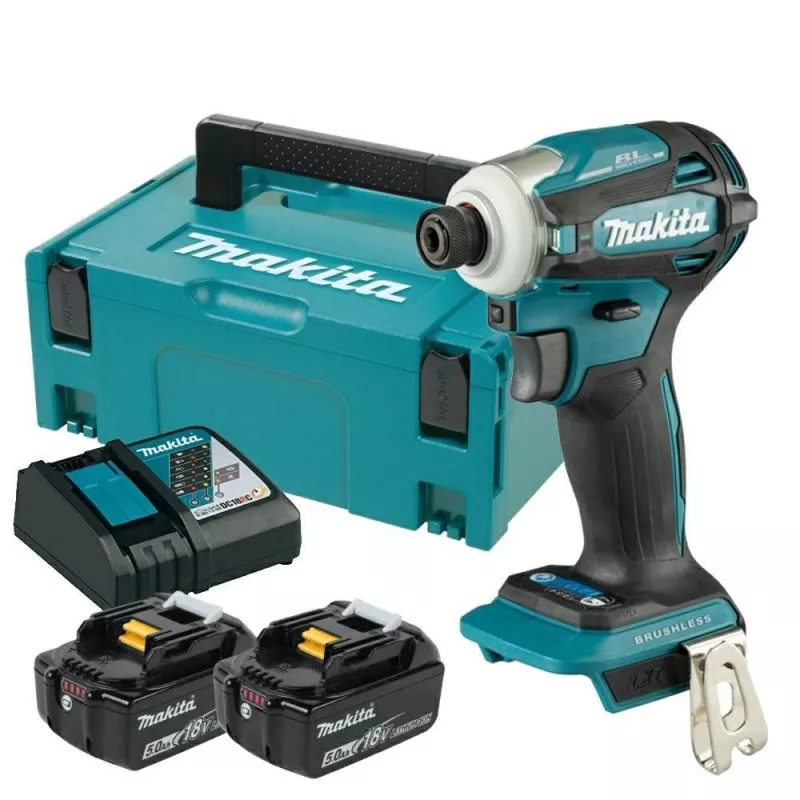 Makita DTD172RTJ trieciena skrūvgriezis 1/4 3800 RPM 180 N⋅m Melns, Zils 18 V