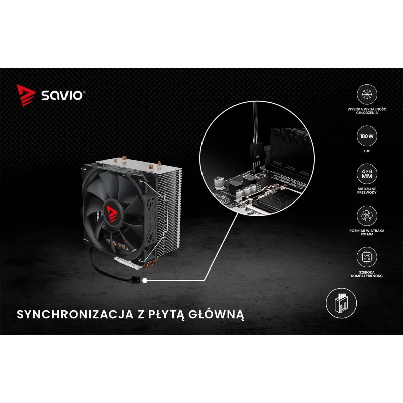 SAVIO VORTEX X2 CPU dzesētājs