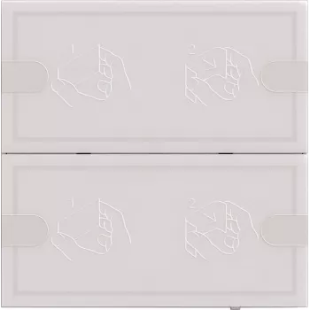 Gira KNX Touch Sensor 4 comfort 2f TS4 balts 5002003 (5002003)