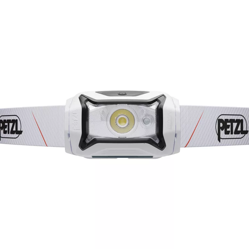 Galvas lukturis Petzl TIKKA CORE 450 lm balts — Uzlādējams galvas lukturis, kompakts brīvroku apgaismojums
