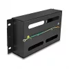 Rack accessory DELOCK 67320 — metal cover strip, Melns, 1 pc