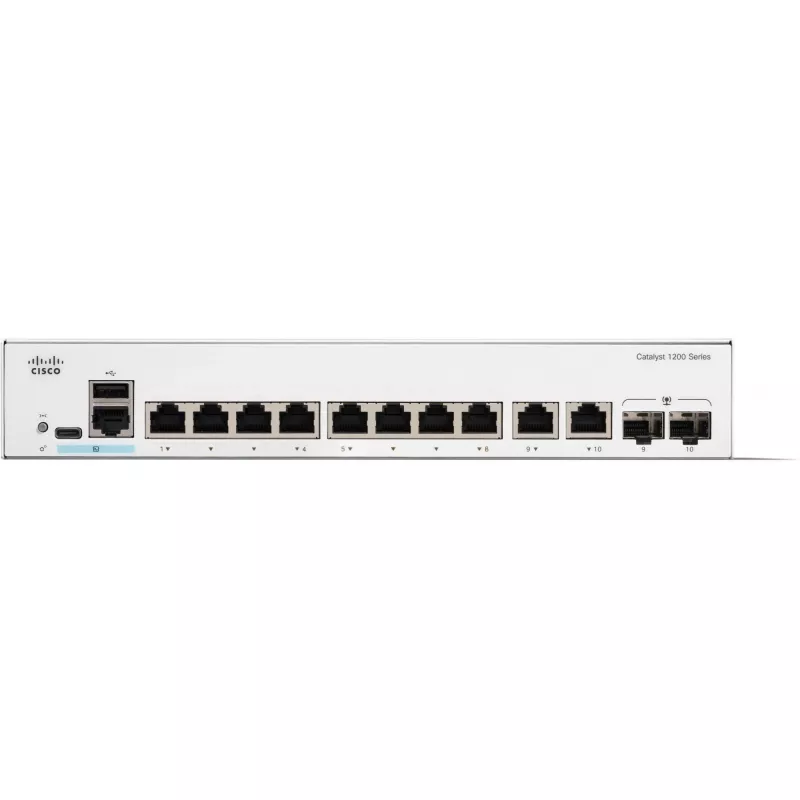 Vadāmais slēdzis Cisco Catalyst 1200-8T-E-2G 8 Pieslēgvietas GE 20 Gbit/s