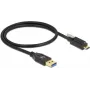 USB kabelis Type-A vīr. uz Type-C vīr. DeLOCK 84025 0,5 m