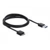 USB centrmezgls DeLOCK 64088 caurspīdīgs USB 3.2 Gen 1 Micro-B