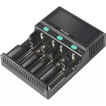 VOLTCRAFT IPC-4 apaļo elementu lādētājs LiIon, LiFePO, NiMH, NiCd, LiFePO4 A, Mignon (AA), Micro (AAA), Mini (AAAA), Baby (C), Sub-C, Mono (D), 32650, 26650, (VC-14297085)
