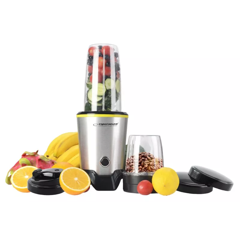 Esperanza EKM028 blenderis galda blenderis 1000 W melns, nerūsējošais tērauds