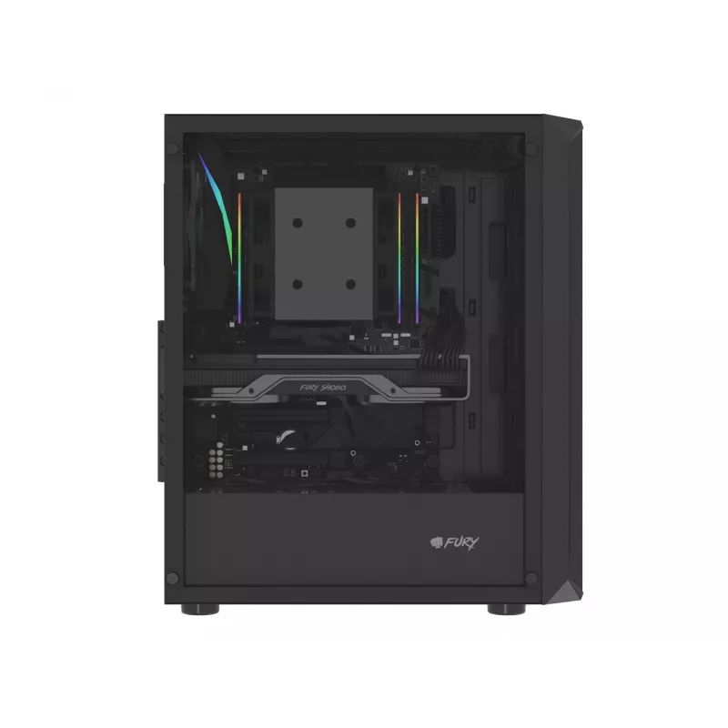 Natec Fury Shobo SH4F - PC korpuss - Tornis - Melns
