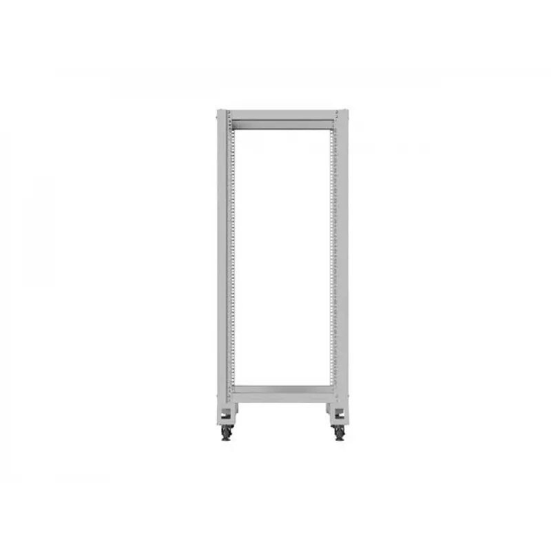LANBERG 19 collu atvērtais statīvs 27U 600x800 mm pelēks, 27U atvērta rāmja serveru statīvs