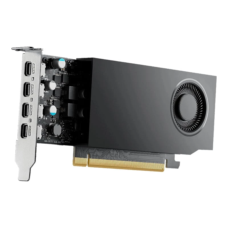 Grafikas karte PNY NVIDIA RTX A400, 4 GB GDDR6, 64 bitu, PCIe 4.0 x8, 4x DisplayPort 1.4a, aktīva dzesēšana