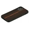 Aizsargājošs telefona vāciņš Man and Wood iPhone 12 mini — melnā koka krāsā