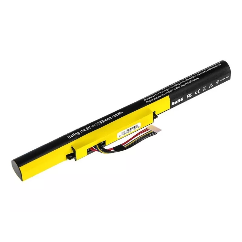 Baterija zaļa Cell LE54 priekš Lenovo IdeaPad P500 Z510 P400 TOUCH