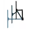 Wall TV mount ESPERANZA ERW016 for 70 inch TVs, Melns, 45 kg capacity, VESA 75x75–400x400, tilt 15°