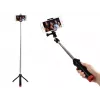 Hama Multi 4in1 galda statīvs, 3 kājas, Melna, 90 cm, 185 g